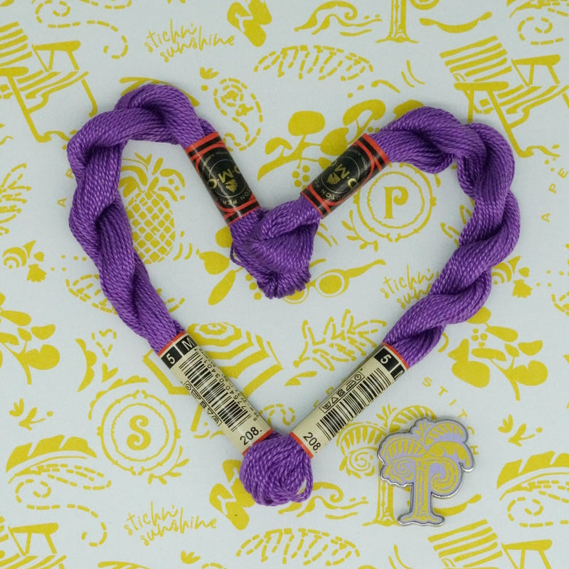 DMC 5 Pearl Cotton | 208 Lavender | Thread