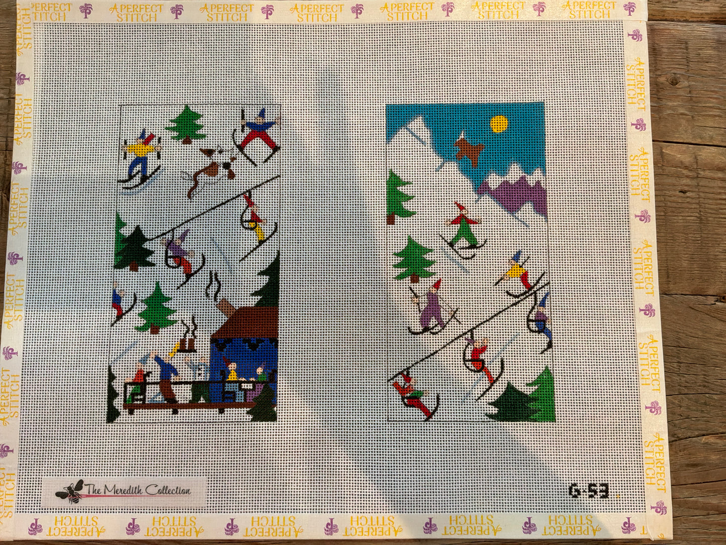 The Meredith Collection | G-53 Ski Slopes | Canvas