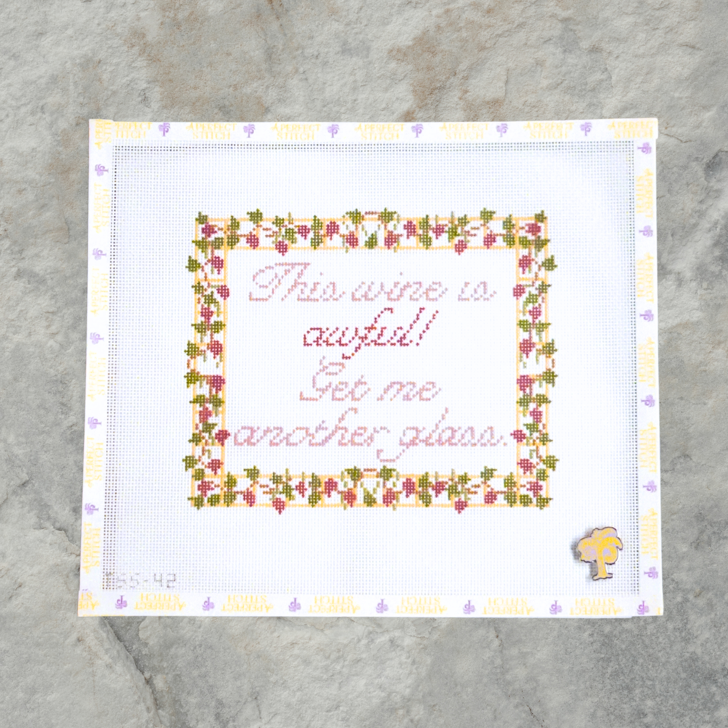 Enriched Threads | JSS-42 This Wine is Awful | Canvas