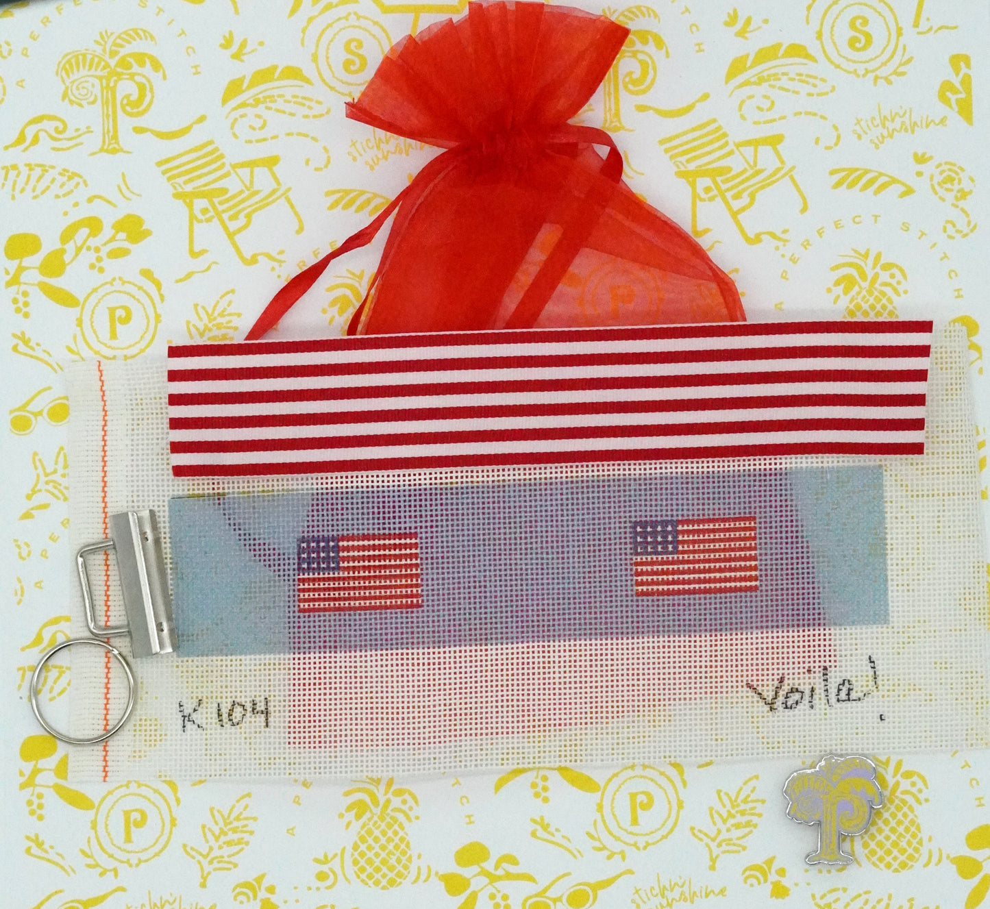 Voila | Fab Fob | American Flag Grab and Go