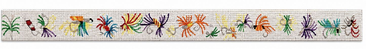 The Meredith Collection | 140 More Fishing Flies Belt | Canvas