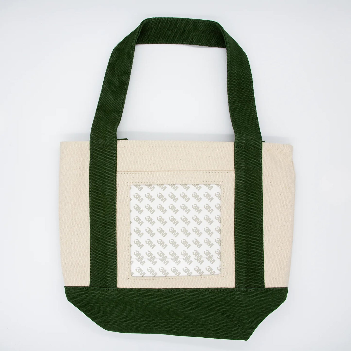 Tilli Tomas | Small Tote Bag | Natural with Forest | Self- Finishing