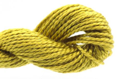 DMC 5 Pearl Cotton | 733 Golden Green | Thread