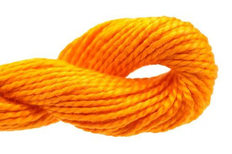 DMC 5 Pearl Cotton | 740 Orange Papaya | Thread