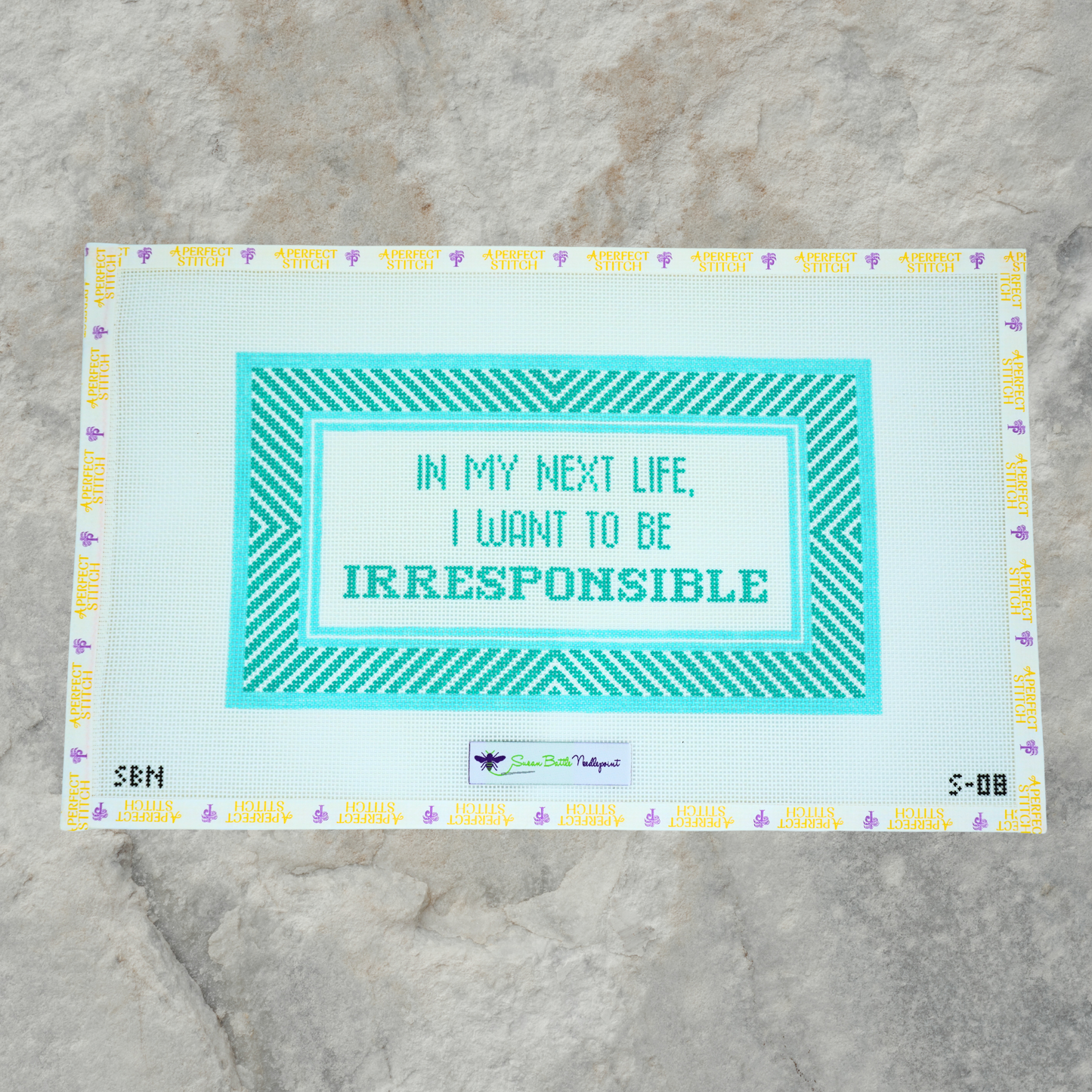 Susan Battle Needlepoint | S08 In My Next Life | Canvas