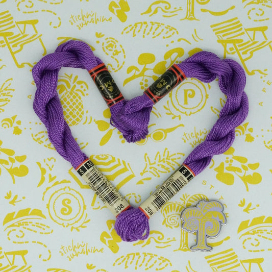 DMC 5 Pearl Cotton | 208 Lavender | Thread