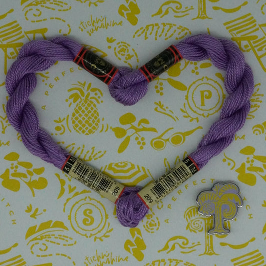 DMC 5 Pearl Cotton | 209 Lilac | Thread
