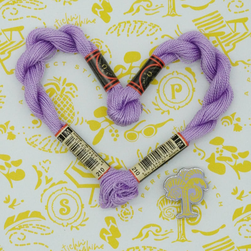 DMC 5 Pearl Cotton | 210 Parma Violet | Thread