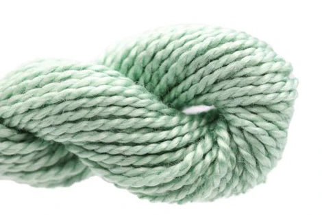DMC 5 Pearl Cotton | 966 Pearlescent Soft Green | Thread