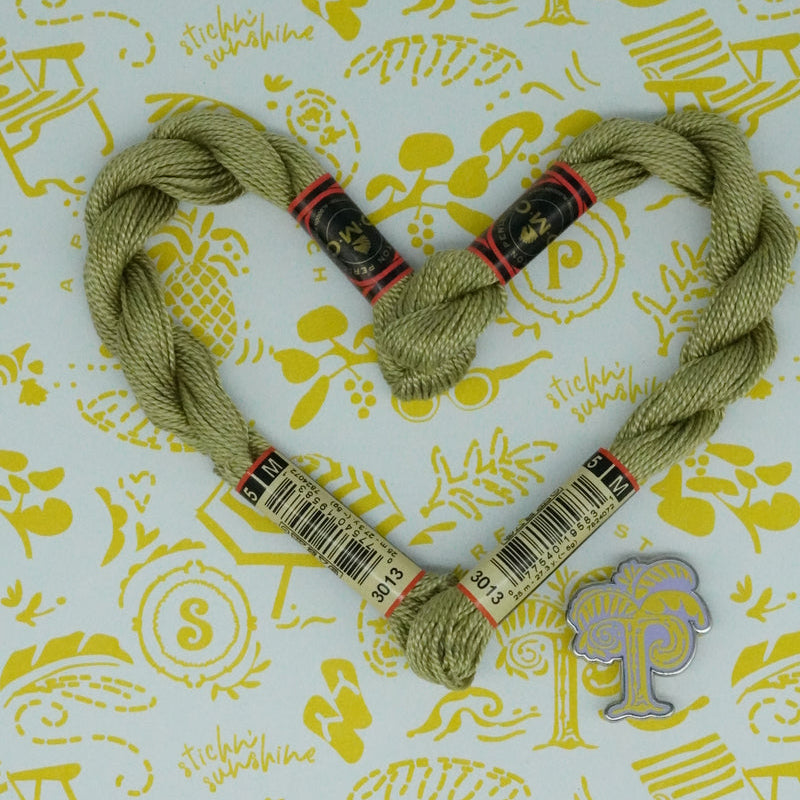 DMC 5 Pearl Cotton | 3013 Green Oyster | Thread