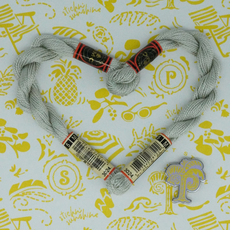 DMC 5 Pearl Cotton | 3024 Silver Linings | Thread