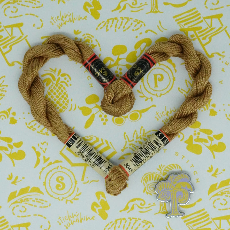 DMC 5 Pearl Cotton | 3045 Toffee | Thread