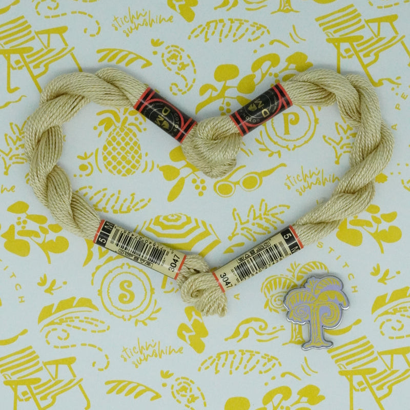 DMC 5 Pearl Cotton | 3047 Sawdust | Thread