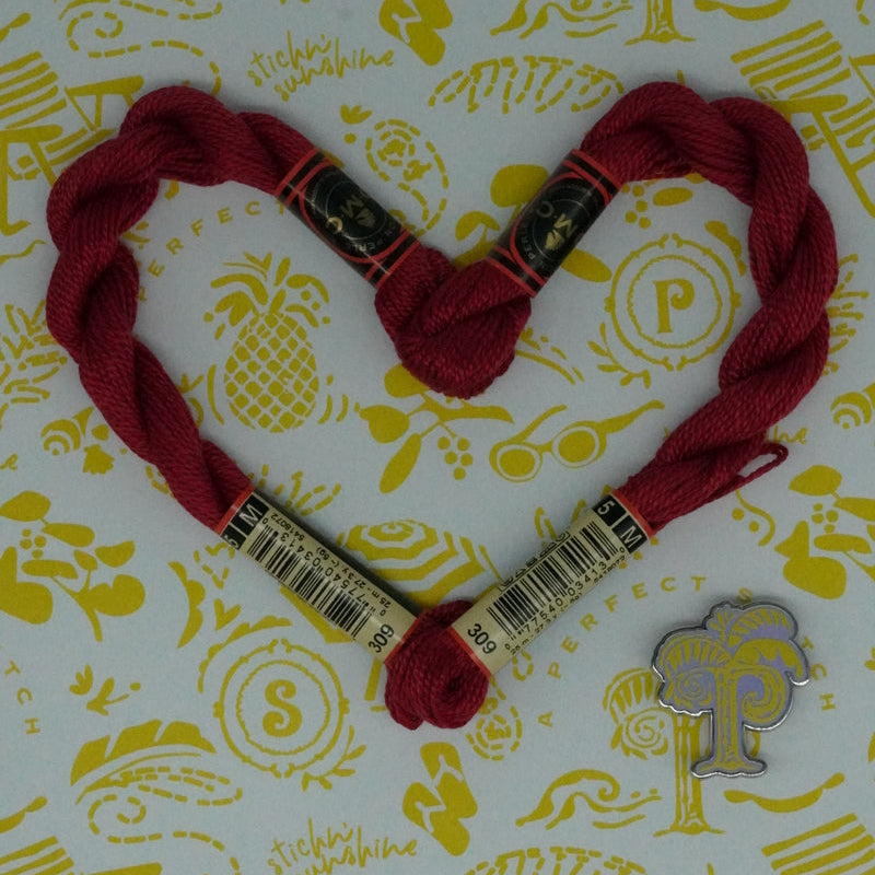 DMC 5 Pearl Cotton | 309 Crushed Raspberry | Thread