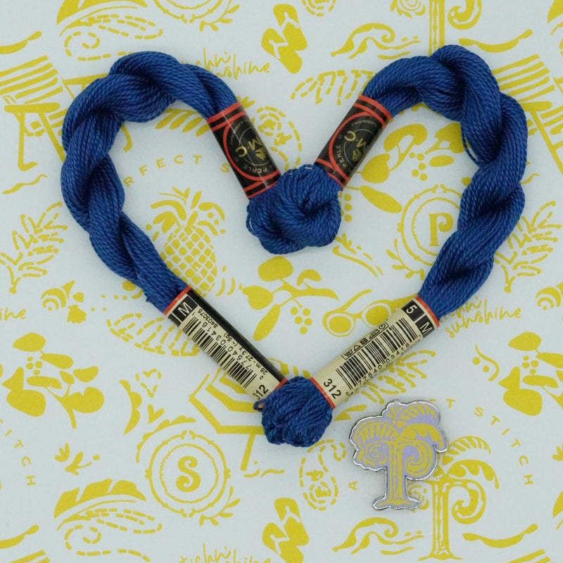 DMC 5 Pearl Cotton | 312 Midnight Blue | Thread