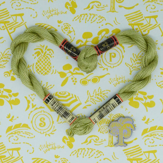 DMC 5 Pearl Cotton | 3348 Scallion | Thread
