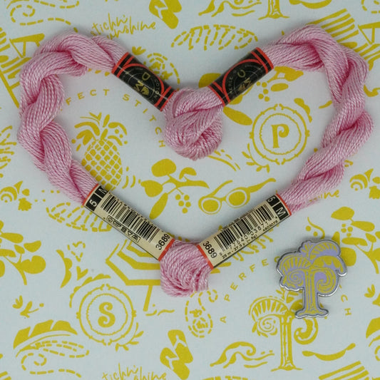 DMC 5 Pearl Cotton | 3689 Pale Orchid | Thread