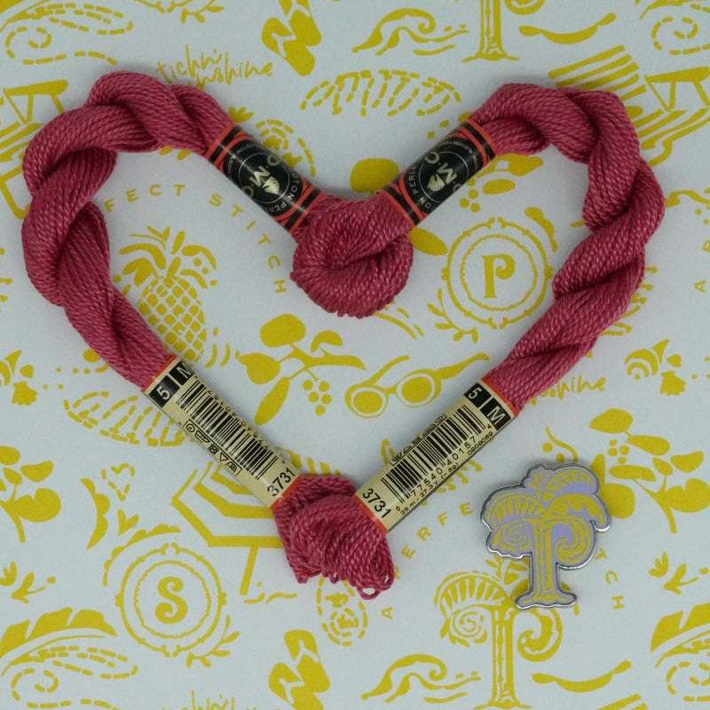 DMC 5 Pearl Cotton | 3731 Pink Pepper | Thread