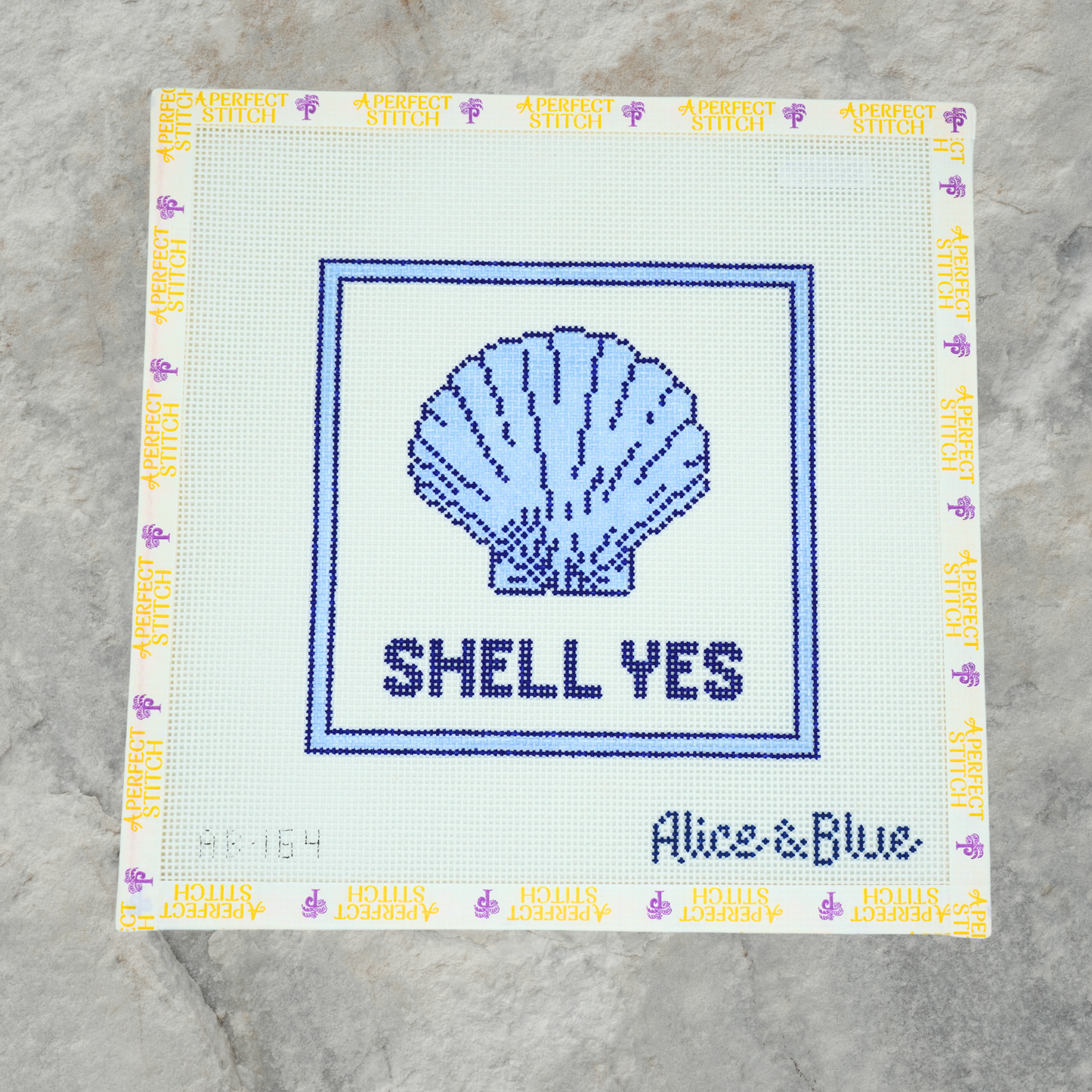 Alice & Blue | AB-164 Shell Yes | Canvas