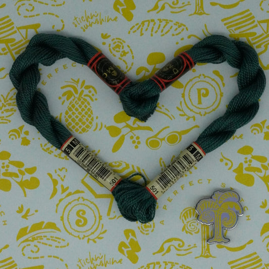 DMC 5 Pearl Cotton | 501 Pond Green | Thread