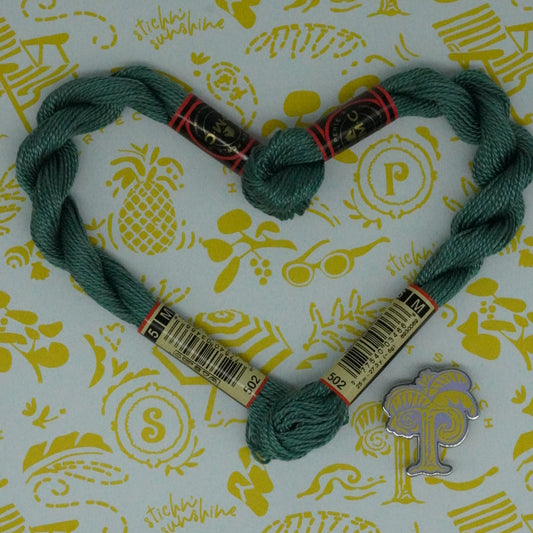 DMC 5 Pearl Cotton | 502 Almond Leaf | Thread