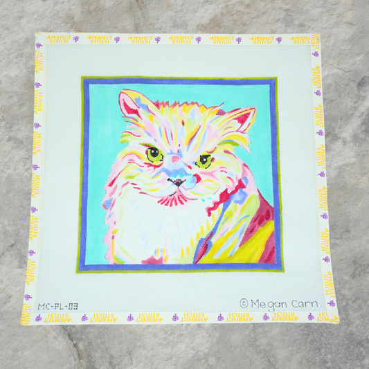 Kate Dickerson | MC-PL-03 Multicolor Cat | Canvas