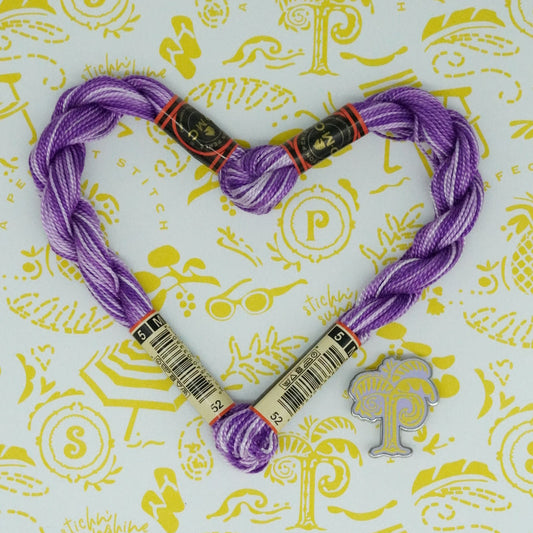 DMC 5 Pearl Cotton | 52 Violet Ombre | Thread