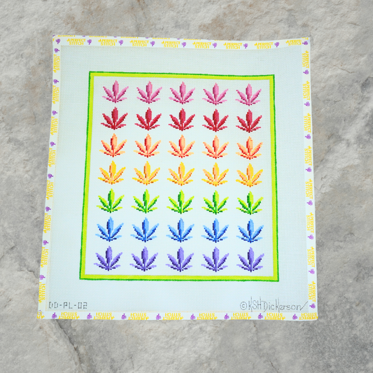Kate Dickerson | DD-PL-02 Weed Leaves | Canvas
