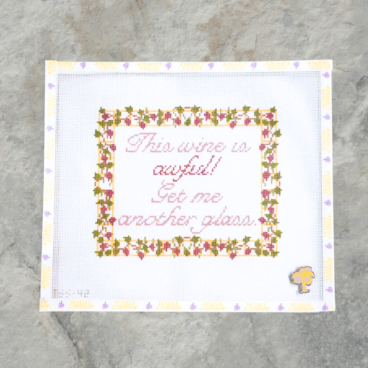 Enriched Threads | JSS-42 This Wine is Awful | Canvas