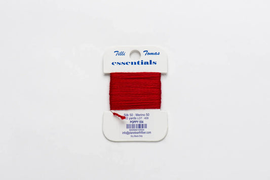 Tilli Tomas | Essentials Cards | 554 Poppy | Thread