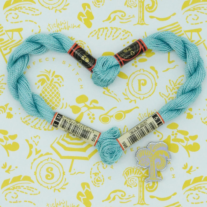 DMC 5 Pearl Cotton | 598 Pale Lagoon | Thread