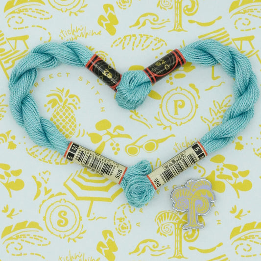 DMC 5 Pearl Cotton | 598 Pale Lagoon | Thread
