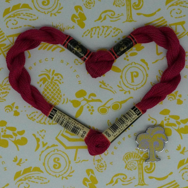 DMC 5 Pearl Cotton | 600 Radish | Thread