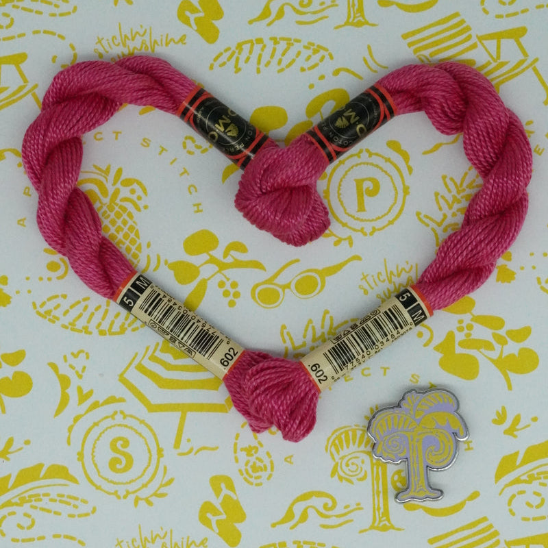 DMC 5 Pearl Cotton | 602 Pink Verbena | Thread