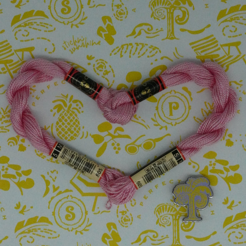 DMC 5 Pearl Cotton | 605 Rosebud | Thread