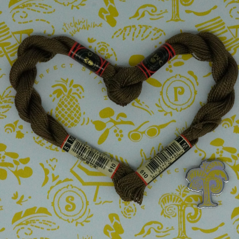 DMC 5 Pearl Cotton | 610 Beaver | Thread
