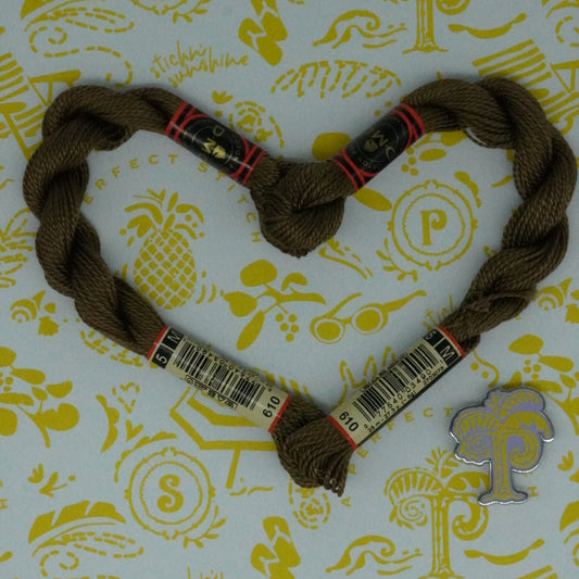 DMC 5 Pearl Cotton | 610 Beaver | Thread