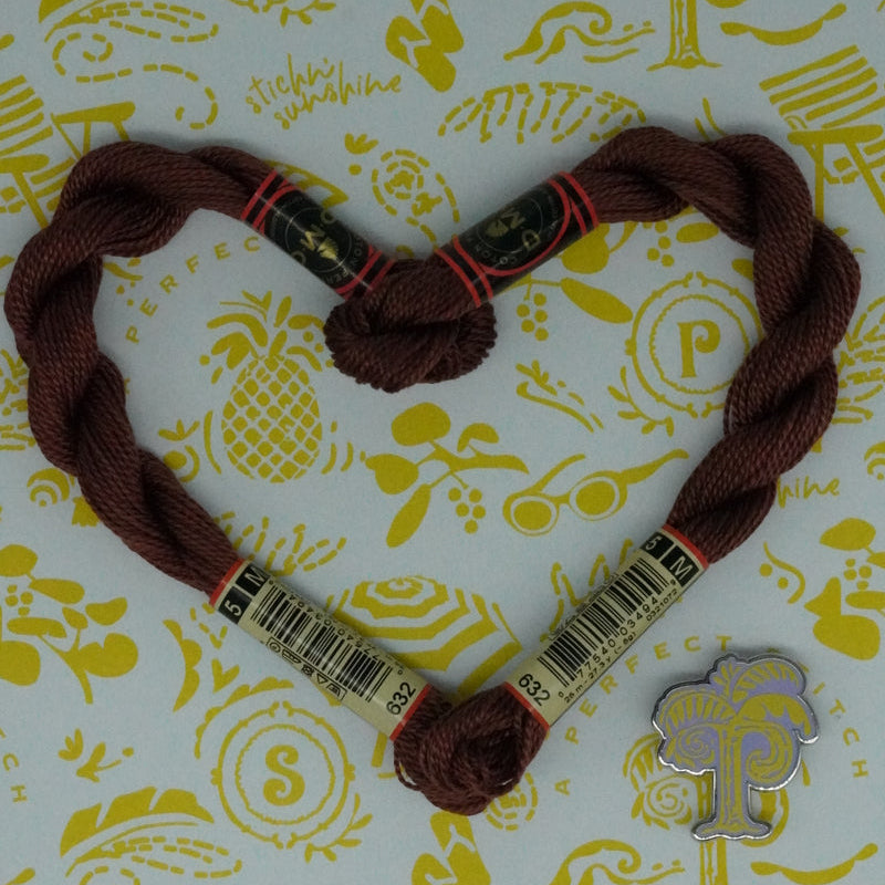 DMC 5 Pearl Cotton | 632 Cocoa | Thread