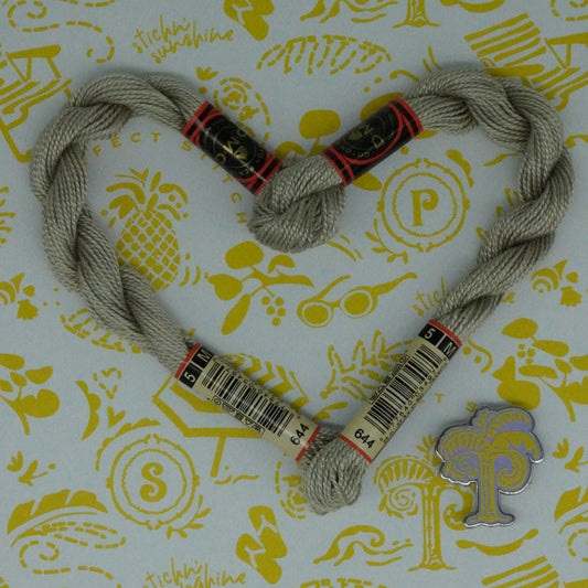 DMC 5 Pearl Cotton | 644 Hemp | Thread