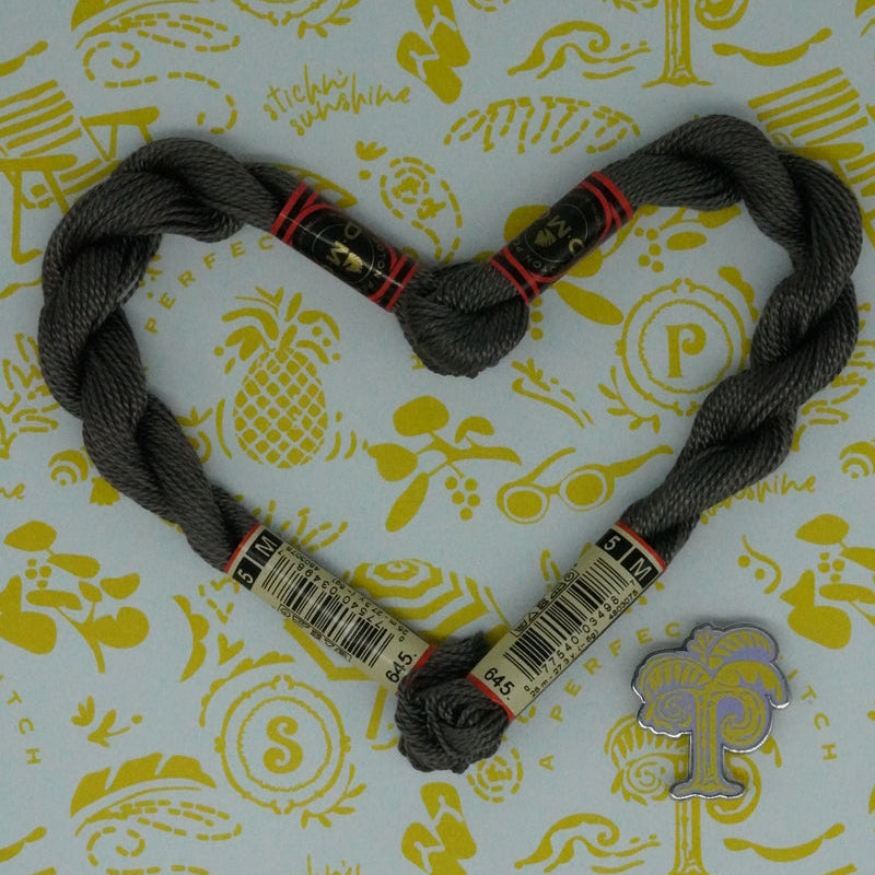 DMC 5 Pearl Cotton | 645 Reindeer Grey | Thread