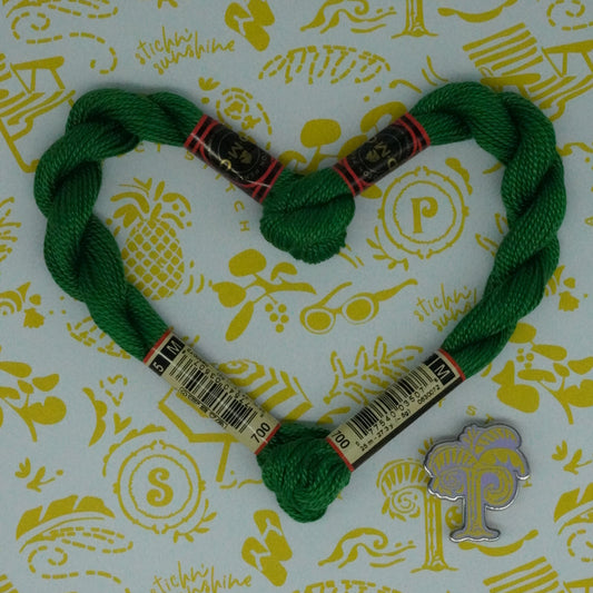 DMC 5 Pearl Cotton | 700 Meadow Green | Thread