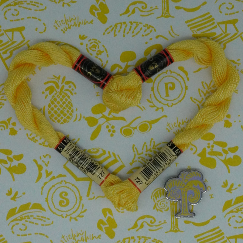 DMC 5 Pearl Cotton | 727 Primrose | Thread