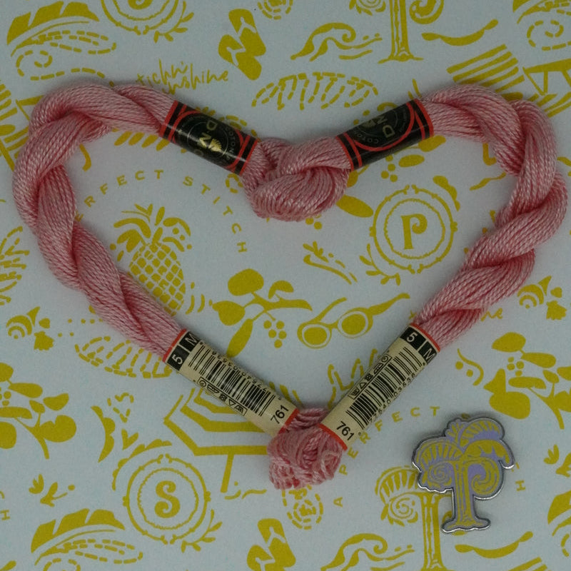 DMC 5 Pearl Cotton | 761 Rose Dawn | Thread