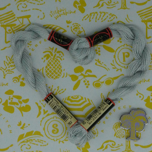 DMC 5 Pearl Cotton | 762 Pearl Grey | Thread