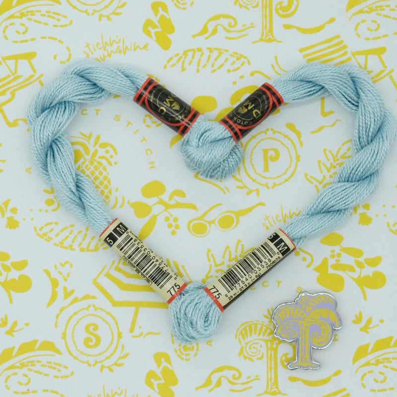 DMC 5 Pearl Cotton | 775 Blue Summer Rain | Thread