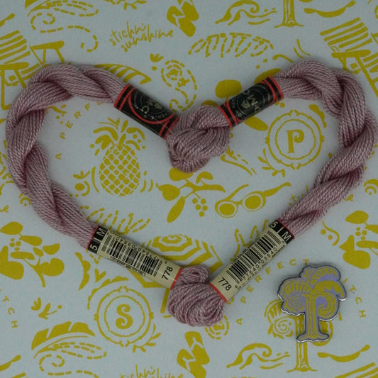 DMC 5 Pearl Cotton | 778 Amethyst Haze | Thread