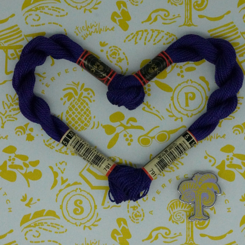 DMC 5 Pearl Cotton | 791 Lapis | Thread
