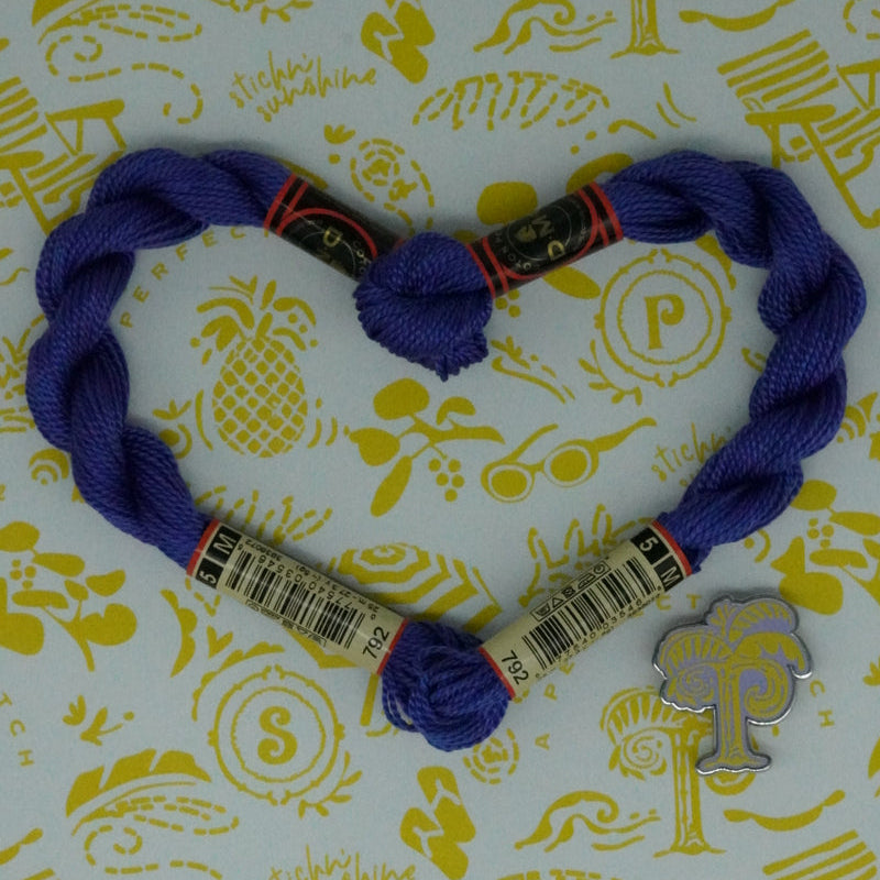 DMC 5 Pearl Cotton | 792 China Blue | Thread