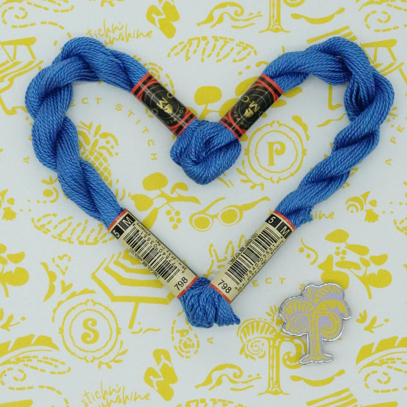 DMC 5 Pearl Cotton | 798 Cobalt Blue | Thread