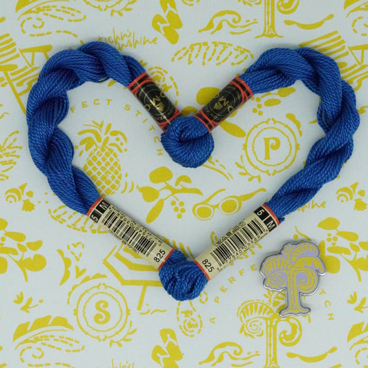 DMC 5 Pearl Cotton | 825 Blue Dark | Thread